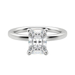 Load image into Gallery viewer, LYRE CLASSIC RADIANT CUT MOISSANITE ENGAGEMENT RING