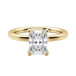 Load image into Gallery viewer, LYRE CLASSIC RADIANT CUT MOISSANITE ENGAGEMENT RING