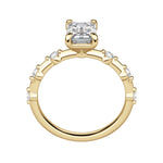 Load image into Gallery viewer, NAPA EMERALD CUT MOISSANITE ENGAGEMENT RING