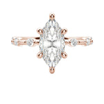 Load image into Gallery viewer, NAPA MARQUISE CUT MOISSANITE ENGAGEMENT RING