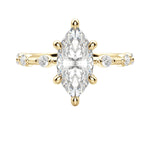 Load image into Gallery viewer, NAPA MARQUISE CUT MOISSANITE ENGAGEMENT RING