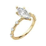 Load image into Gallery viewer, NAPA MARQUISE CUT MOISSANITE ENGAGEMENT RING