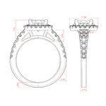 Load image into Gallery viewer, NOTA ROUND CUT MOISSANITE ENGAGEMENT RING