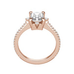 Load image into Gallery viewer, NOVA ACCENTED RADIANT CUT MOISSANITE ENGAGEMENT RING