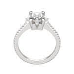 Load image into Gallery viewer, NOVA ACCENTED RADIANT CUT MOISSANITE ENGAGEMENT RING