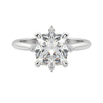 Load image into Gallery viewer, NOVA CLASSIC CUSHION CUT MOISSANITE ENGAGEMENT RING