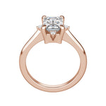 Load image into Gallery viewer, NOVA CLASSIC EMERALD CUT MOISSANITE ENGAGEMENT RING