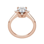 Load image into Gallery viewer, NOVA CLASSIC OVAL CUT MOISSANITE ENGAGEMENT RING