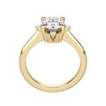 Load image into Gallery viewer, NOVA CLASSIC OVAL CUT MOISSANITE ENGAGEMENT RING