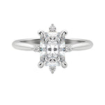 Load image into Gallery viewer, NOVA CLASSIC RADIANT CUT MOISSANITE ENGAGEMENT RING