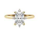 Load image into Gallery viewer, NOVA CLASSIC RADIANT CUT MOISSANITE ENGAGEMENT RING