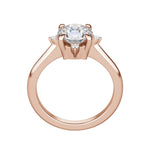 Load image into Gallery viewer, NOVA CLASSIC ROUND CUT MOISSANITE ENGAGEMENT RING