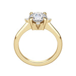 Load image into Gallery viewer, NOVA CLASSIC ROUND CUT MOISSANITE ENGAGEMENT RING
