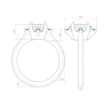 Load image into Gallery viewer, NOVA CLASSIC OVAL CUT MOISSANITE ENGAGEMENT RING