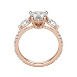 Load image into Gallery viewer, RHEA ACCENTED HEART CUT MOISSANITE ENGAGEMENT RING