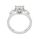 Load image into Gallery viewer, RHEA ACCENTED HEART CUT MOISSANITE ENGAGEMENT RING