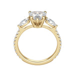 Load image into Gallery viewer, RHEA ACCENTED HEART CUT MOISSANITE ENGAGEMENT RING