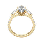 Load image into Gallery viewer, RHEA ACCENTED MARQUISE CUT MOISSANITE ENGAGEMENT RING