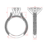 Load image into Gallery viewer, VITA MARQUISE CUT MOISSANITE ENGAGEMENT RING