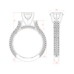 Load image into Gallery viewer, VITA OVAL CUT MOISSANITE ENGAGEMENT RING