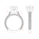 Load image into Gallery viewer, VITA ROUND CUT MOISSANITE ENGAGEMENT RING