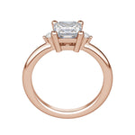 Load image into Gallery viewer, ZARA ASSCHER CUT MOISSANITE ENGAGEMENT RING