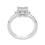 Load image into Gallery viewer, ZARA ASSCHER CUT MOISSANITE ENGAGEMENT RING