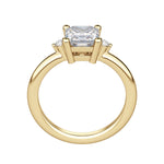 Load image into Gallery viewer, ZARA ASSCHER CUT MOISSANITE ENGAGEMENT RING