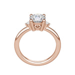 Load image into Gallery viewer, ZARA ROUND CUT MOISSANITE ENGAGEMENT RING