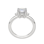 Load image into Gallery viewer, ZARA ROUND CUT MOISSANITE ENGAGEMENT RING