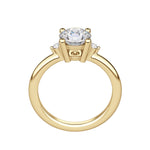 Load image into Gallery viewer, ZARA ROUND CUT MOISSANITE ENGAGEMENT RING