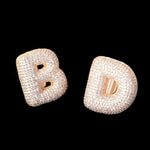 Load image into Gallery viewer, A-Z LETTERS ICED OUT MOISSANITE DIAMOND CUSTOMIZABLE RING, PERSONALIZED RING