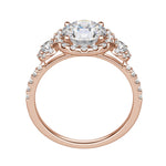 Load image into Gallery viewer, ADDY ROUND CUT MOISSANITE ENGAGEMENT RING