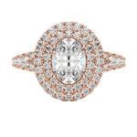 Load image into Gallery viewer, GLOW OVAL CUT MOISSANITE ENGAGEMENT RING