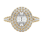 Load image into Gallery viewer, GLOW OVAL CUT MOISSANITE ENGAGEMENT RING
