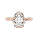 Load image into Gallery viewer, ALTO PEAR CUT MOISSANITE ENGAGEMENT RING