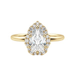 Load image into Gallery viewer, ALTO PEAR CUT MOISSANITE ENGAGEMENT RING