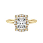 Load image into Gallery viewer, ALTO RADIANT CUT MOISSANITE ENGAGEMENT RING
