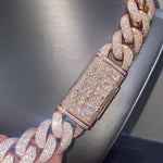 Load image into Gallery viewer, cuban link chain rose gold