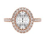Load image into Gallery viewer, VAIL OVAL CUT MOISSANITE ENGAGEMENT RING