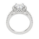 Load image into Gallery viewer, VAIL OVAL CUT MOISSANITE ENGAGEMENT RING