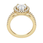 Load image into Gallery viewer, VAIL OVAL CUT MOISSANITE ENGAGEMENT RING