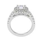 Load image into Gallery viewer, AURA ROUND CUT MOISSANITE ENGAGEMENT RING