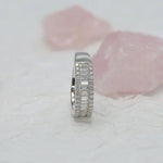 Load image into Gallery viewer, BAGUETTE CUT MOISSANITE WEDDING RING FOR WOMEN