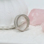 Load image into Gallery viewer, BAGUETTE CUT MOISSANITE WEDDING RING FOR WOMEN
