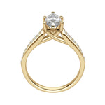 Load image into Gallery viewer, EDIT ACCENTED MARQUISE CUT MOISSANITE ENGAGEMENT RING