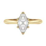 Load image into Gallery viewer, EDIT CLASSIC MARQUISE CUT MOISSANITE ENGAGEMENT RING