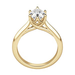 Load image into Gallery viewer, EDIT CLASSIC PEAR CUT MOISSANITE ENGAGEMENT RING