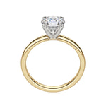 Load image into Gallery viewer, BARE 4-PRONG ROUND CUT MOISSANITE ENGAGEMENT RING