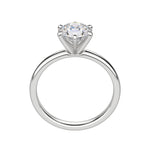 Load image into Gallery viewer, BARE 6-PRONG ROUND CUT MOISSANITE ENGAGEMENT RING